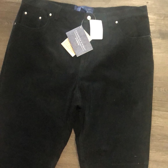Black Suede Jeans - Picture 4 of 10